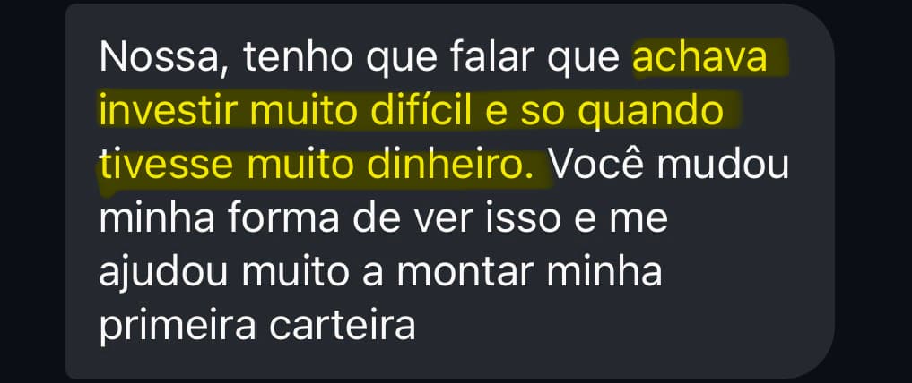 Depoimento de aluno 11