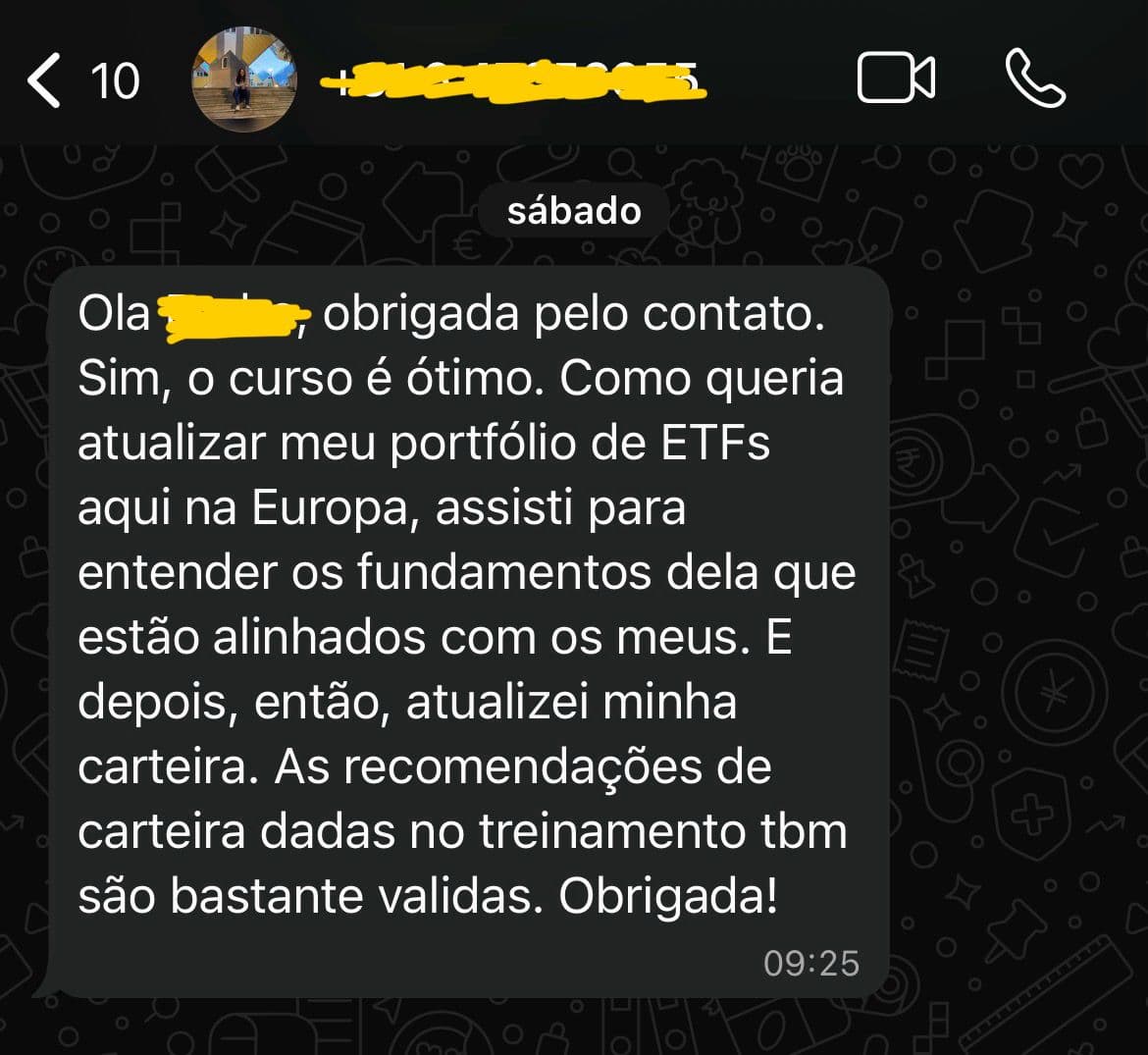 Depoimento de aluno 2