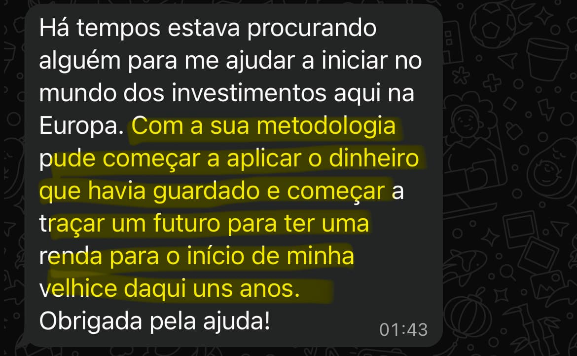 Depoimento de aluno 3